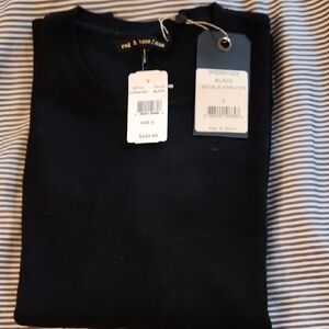 Rag & Bone Classic Black Natalie Sweater Sz S